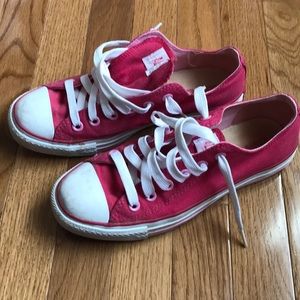 Hot Pink Converse All Star Sneakers